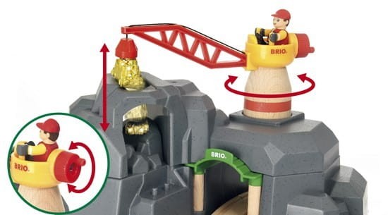 Tunel Górski z Dźwigiem 33889 - Brio