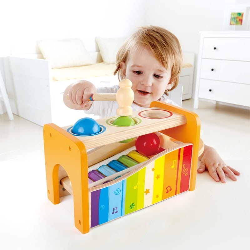 Muzyczny Ławeczka Cymbałki Sorter Xylophone - Hape