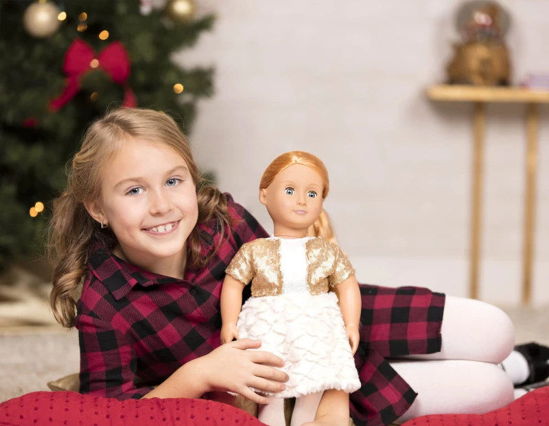 Lalka 46cm w Świątecznej Sukience HOPE  - Our Generation