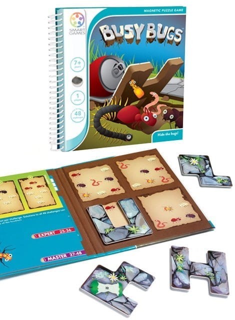 Gra Planszowa Magnetyczna Busy Bugs 7+ pracowite robaczki - SmartGames