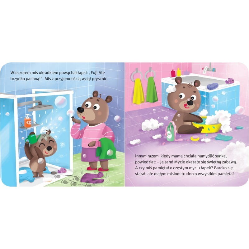 Mały miś nie chce się myć - Agnieszka Bator