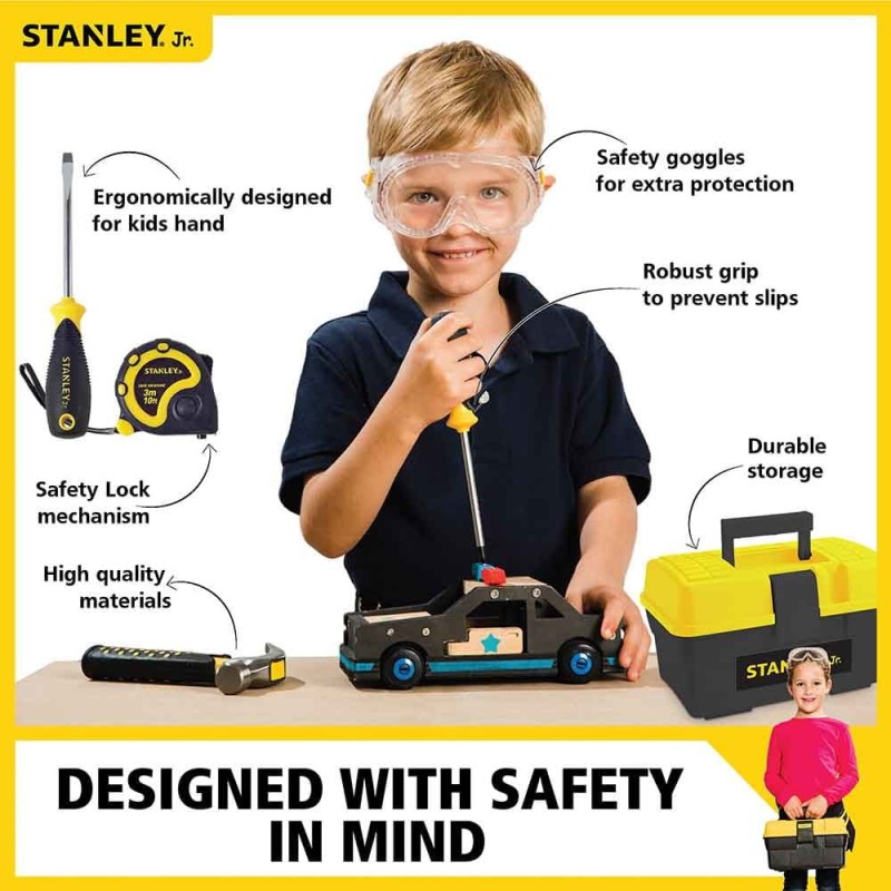 Skrzynka z prawdziwymi Narzędziami dla Dzieci - Stanley Jr.