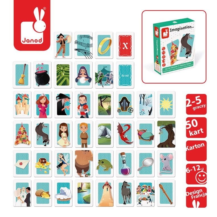 Gra pamięciowa Imagination - Janod