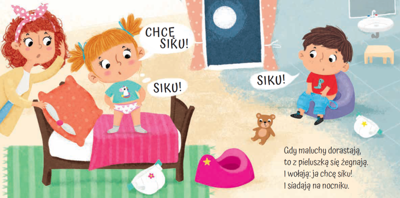 Postępy malucha. Mamusiu, chcę siusiu!