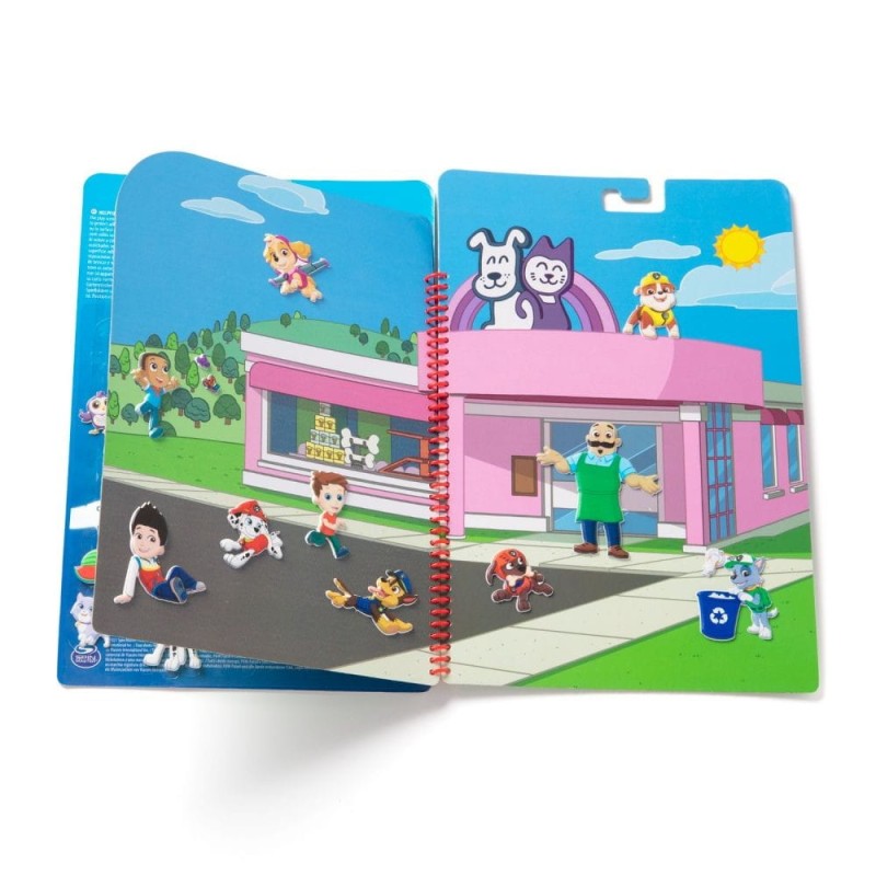 Psi Patrol Naklejki Wielorazowe Wypukłe Zatoka Przygód - Melissa & Doug