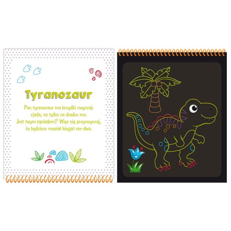 Zdrapywanki z Rysikiem Dinozaury - Aksjomat