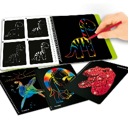 Zdrapywanki z Rysikiem Dinozaury Magic Scratch - Depesche