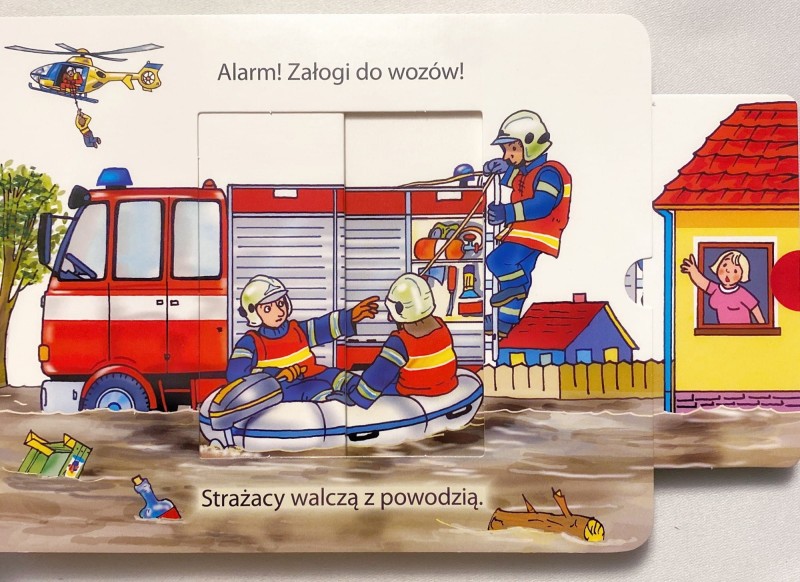Wysuń i wsuń. Strażacy
