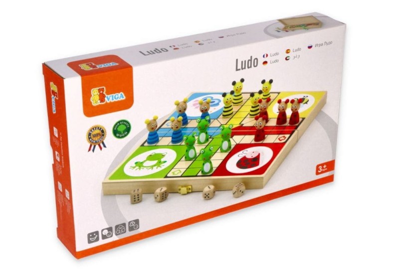 Drewniana gra Ludo Chińczyk - VIga