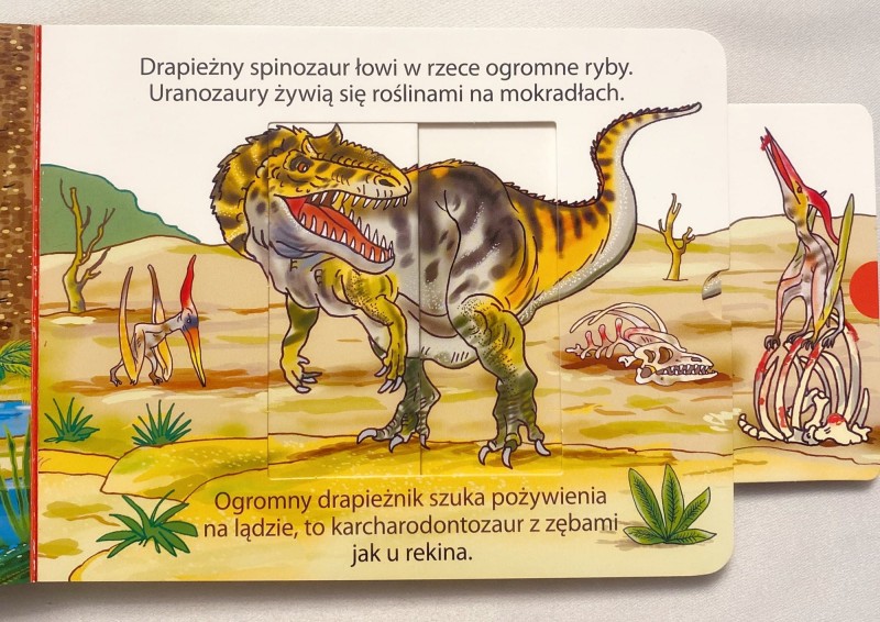 Wysuń i wsuń. Dinozaury