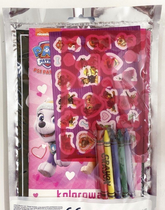 Psi Patrol Megapaczka Kolorowanka z Kredkami i Naklejkami