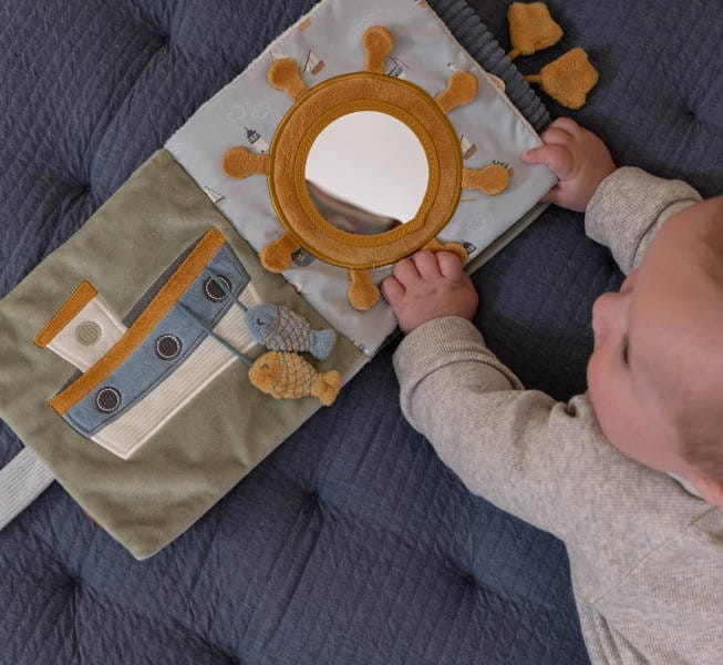 Miękka Książeczka z Lusterkiem Sailors Bay - Little Dutch