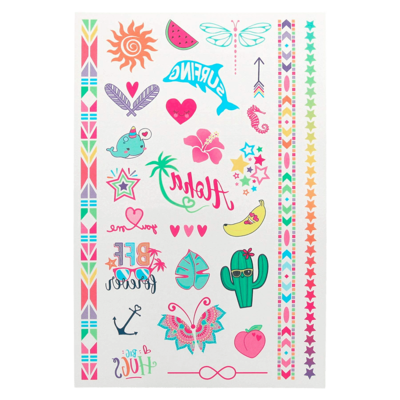 Zmywalne Tatuaże dla Dzieci Metaliczne - TOPModel