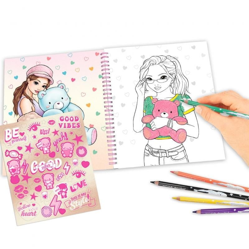 Kolorowanka z Misiem Teddy Cool - TOPModel