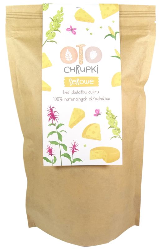 Chrupki Serowe - Zdrowe przekąski 80 g - Otolandia