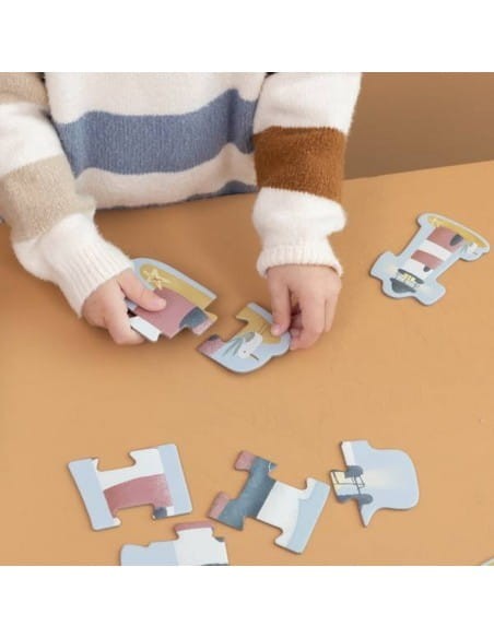 Puzzle 6w1 o wzrastającej liczbie 3,4,5 el. Sailors Bay - Little Dutch