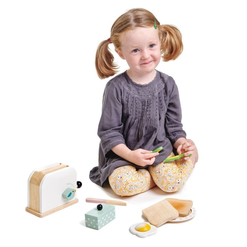Drewniany Toster Breakfast Toaster Set - Tender Leaf Toys