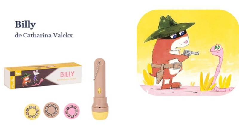 Projektor Latarka Szalone Przygody Billy'eg - Moulin Roty