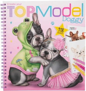Szkicownik z Naklejkami Doggy - Top Model