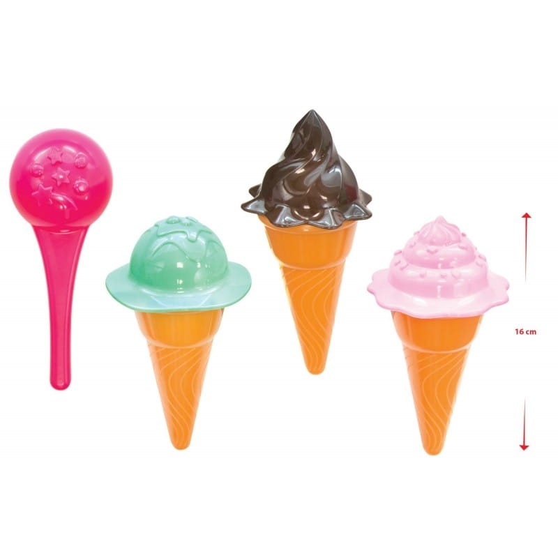 Foremki do Piasku Lody Rożki - Woopie