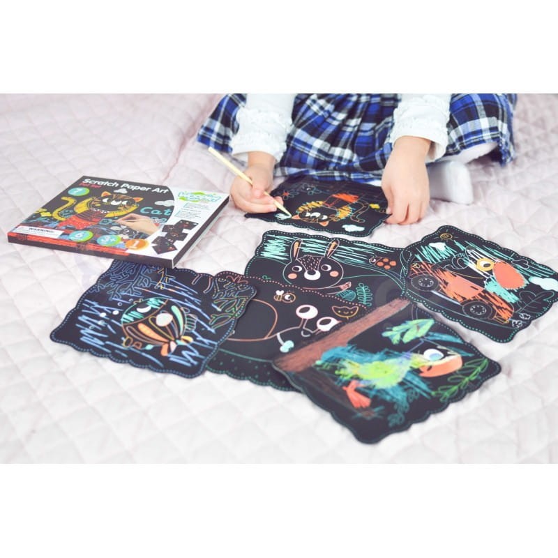 Wydrapywanki dla Dzieci Zwierzaki Pet Set 7 szt.- Woopie