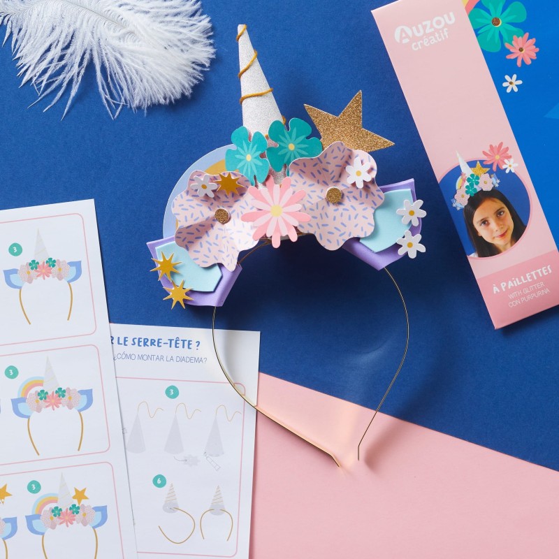 Opaska Róg jednorożca Zrób Sam - Auzou