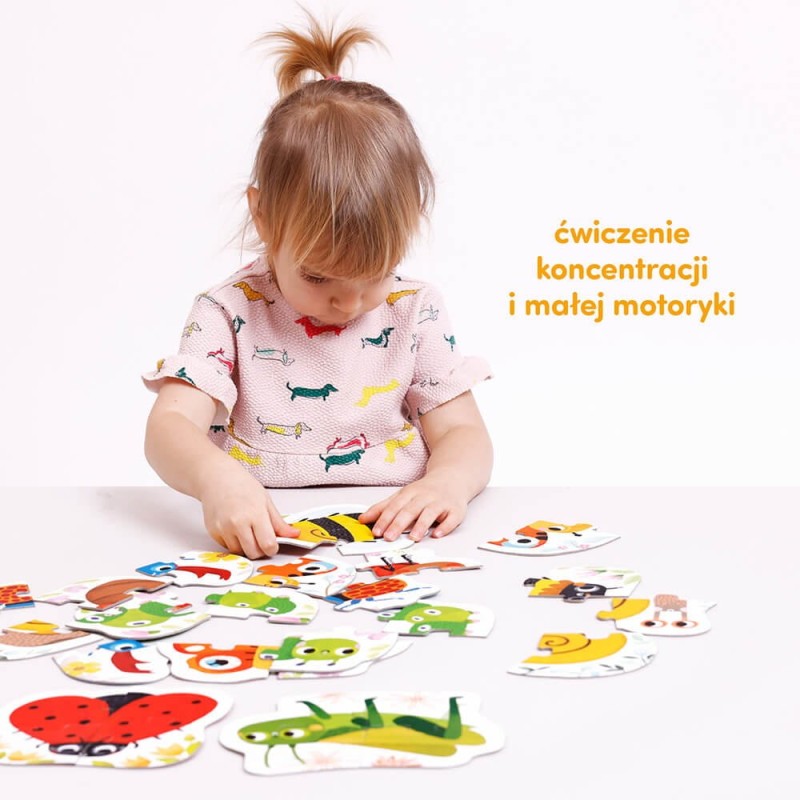 Puzzle Robaczki czworaczki - CzuCzu