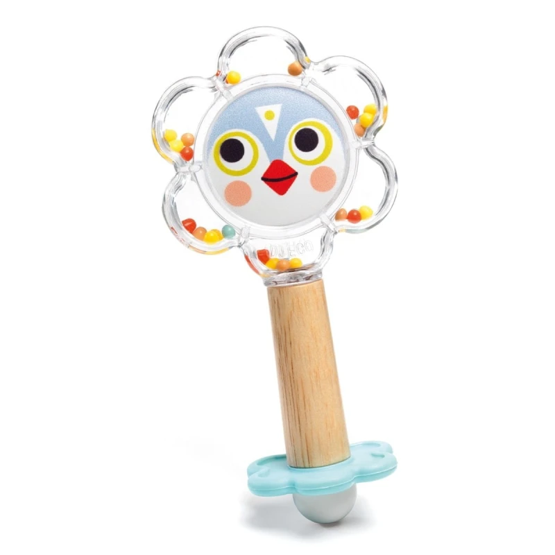 Grzechotka z lusterkiem Baby Flower - Djeco