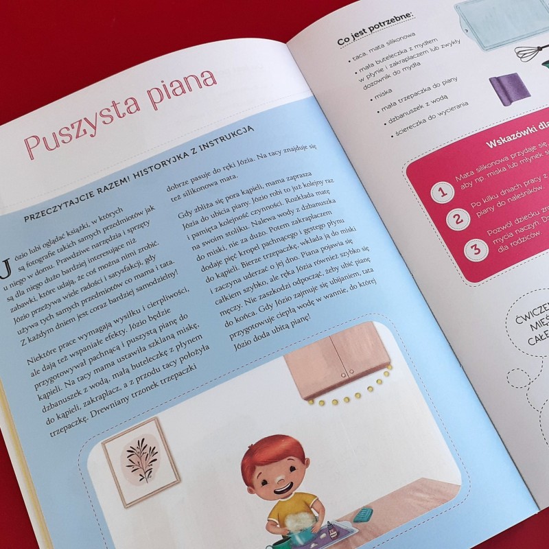 Domowa pracownia Montessori. Zabawy sensoryczne