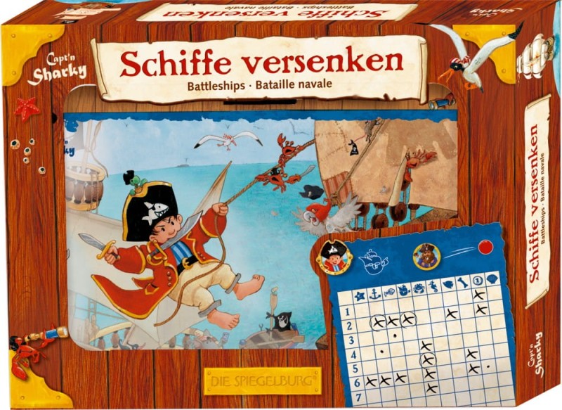 Gra w Statki Kapitan Sharky - Die Spiegelburg