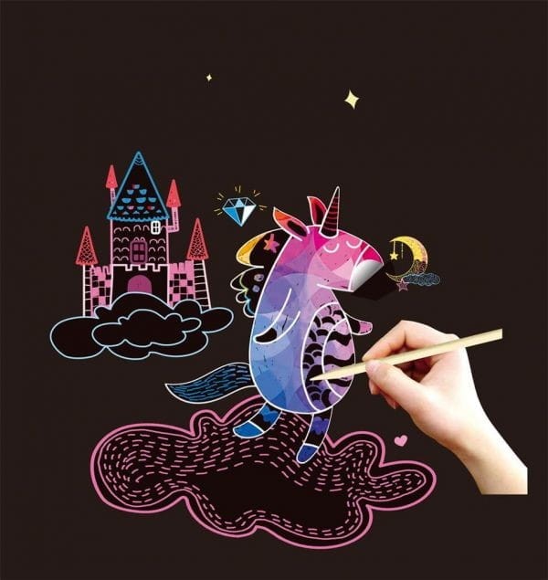 Wydrapywanki i Kolorowanki Magiczny Świat Scratch - Avenir