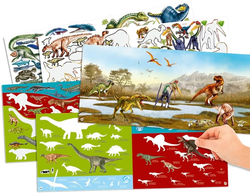 Album z naklejkami Dino World kreatywny zeszyt - Depesche