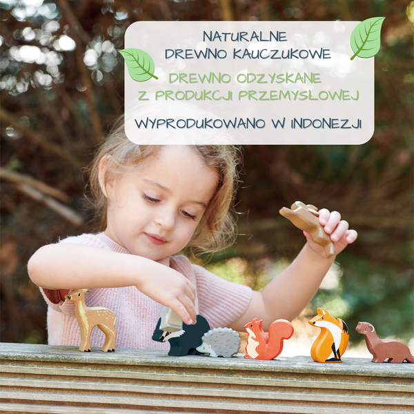 Drewniane Figurki Zwierzęta Leśne - Tender Leaf Toys