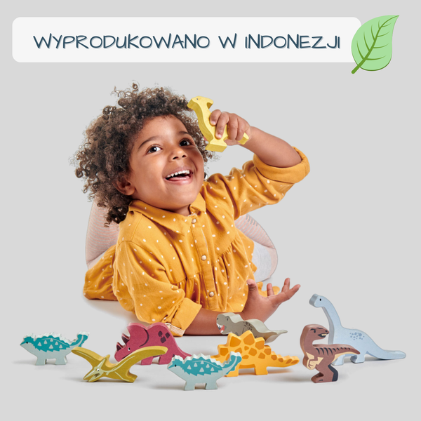 Drewniane Figurki Dinozaury - Tender Leaf Toys