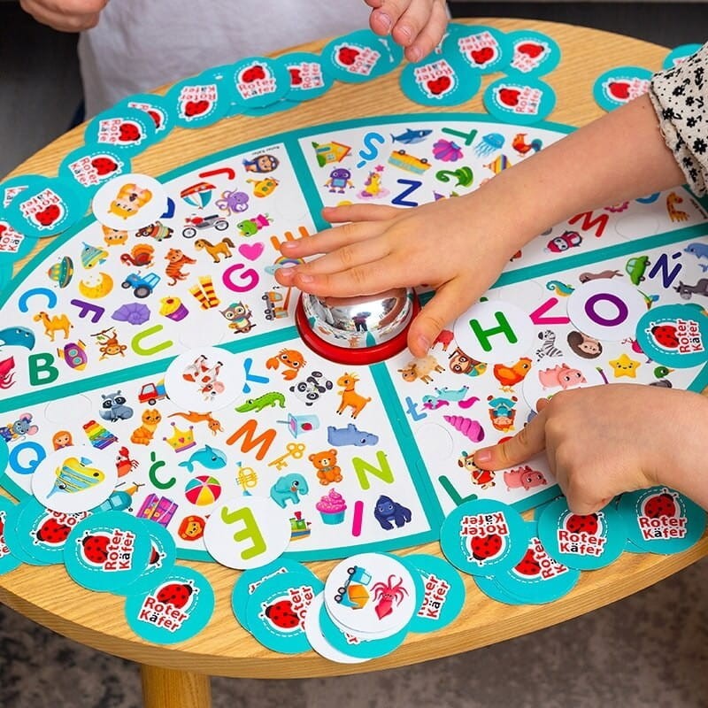 Alfabet Gra z Dzwonkiem - Roter Kafer