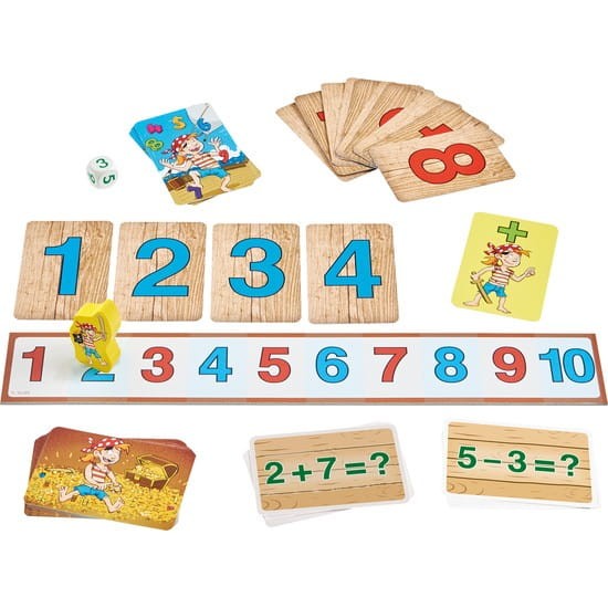 Gra Liczbowa Piraci (5 gier matematycznych) - Haba
