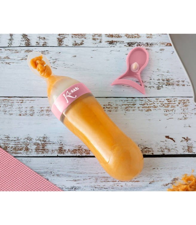 Łyżeczka z Pojemnikiem na Jedzenie dla Niemowląt - Kiokids