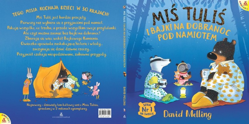 Miś Tuliś i bajki na dobranoc pod namiotem - David Melling