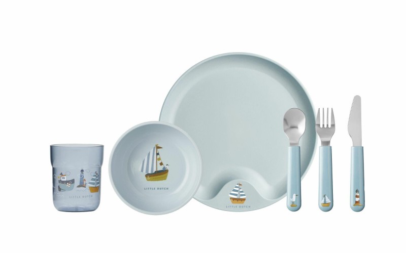 Talerzyk Mio Mepal błękitny 22 cm - Little Dutch