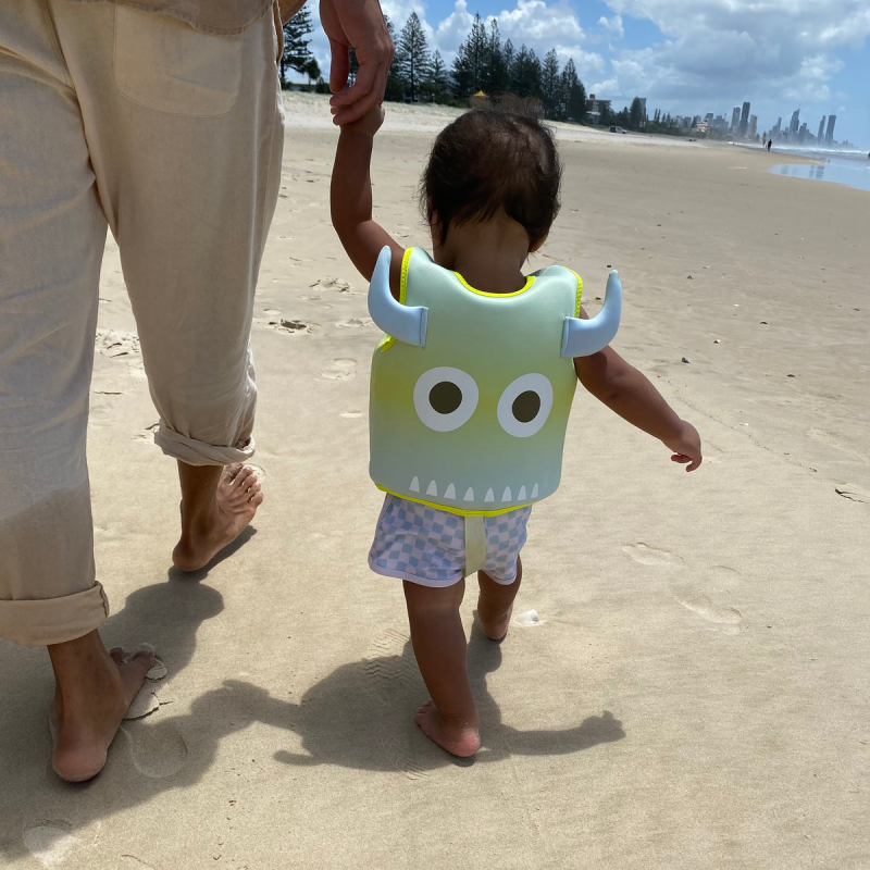 Kamizelka do pływania S 1-2 lata Monster - Sunnylife