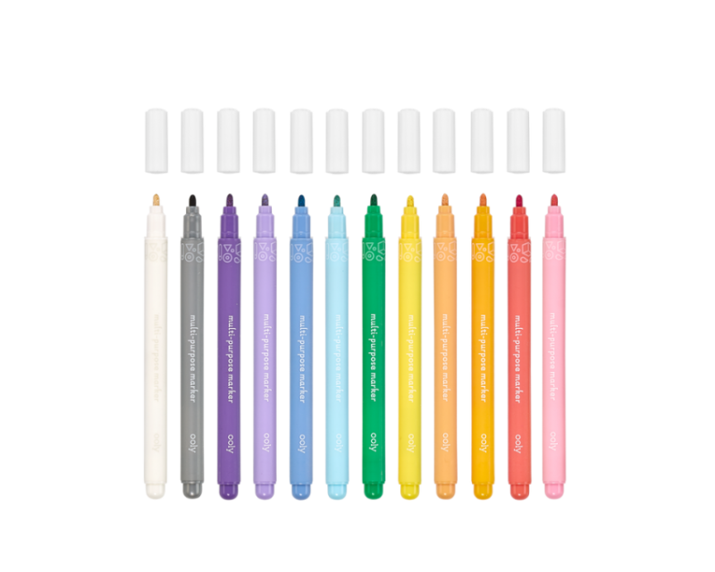 Pisaki do różnych powierzchni, kamieni, szkła, drewna, papieru Marvelous - Ooly