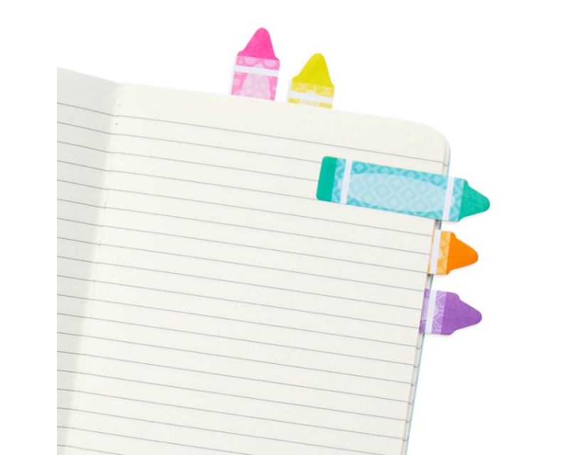 Notesiki Samoprzylepne Karteczki Rainbow Crayons - Ooly