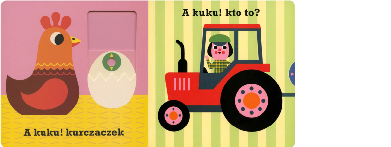 A kuku! Krowa - Książka z ruchomymi elementami