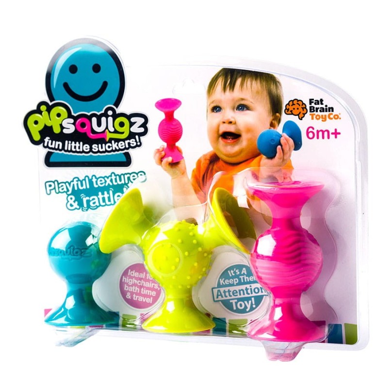 Duże silikonowe przyssawki sensoryczne pipSquigz - Fat Brain Toys