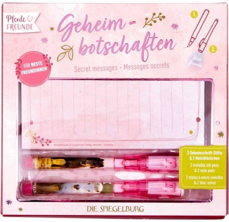 Sekretne Notesy z Długopisami UV - Spiegelburg