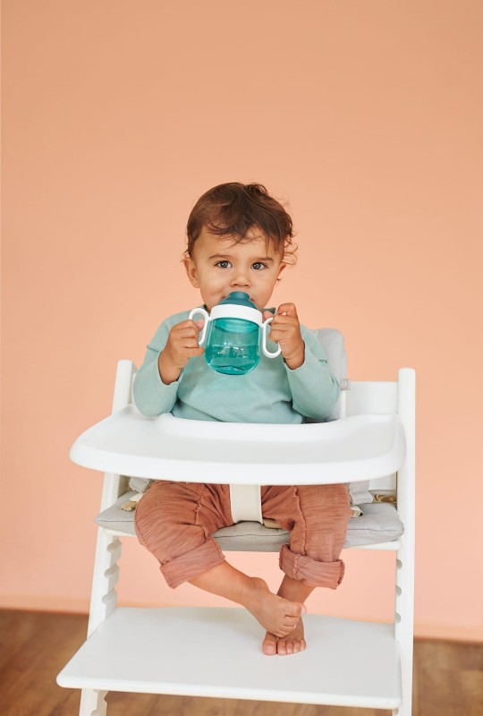 Kubek z Uchwytami Niekapek Mio Flowers & Butterflies - Little Dutch