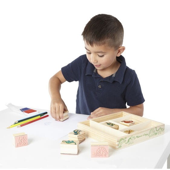 Stempelki Dinozaury z Tuszem i Kredkami - Melissa & Doug