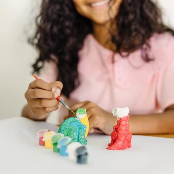 Figurka do Malowania Farbami Dinozaury - Melissa & Doug
