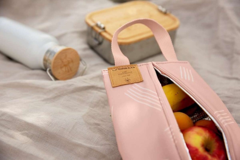 Torba Termiczna na Bidon, Butelkę Insulated Pouch rose - Lassig