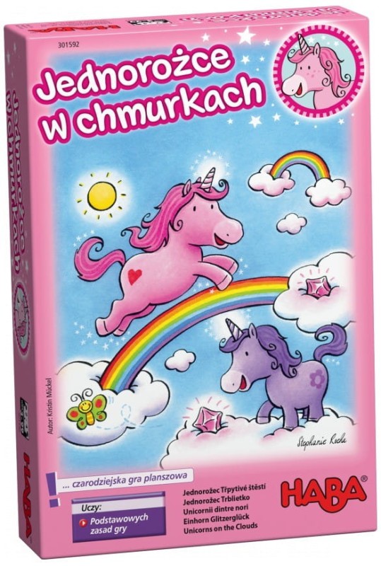 Gra Planszowa Jednorożce w chmurkach - Haba